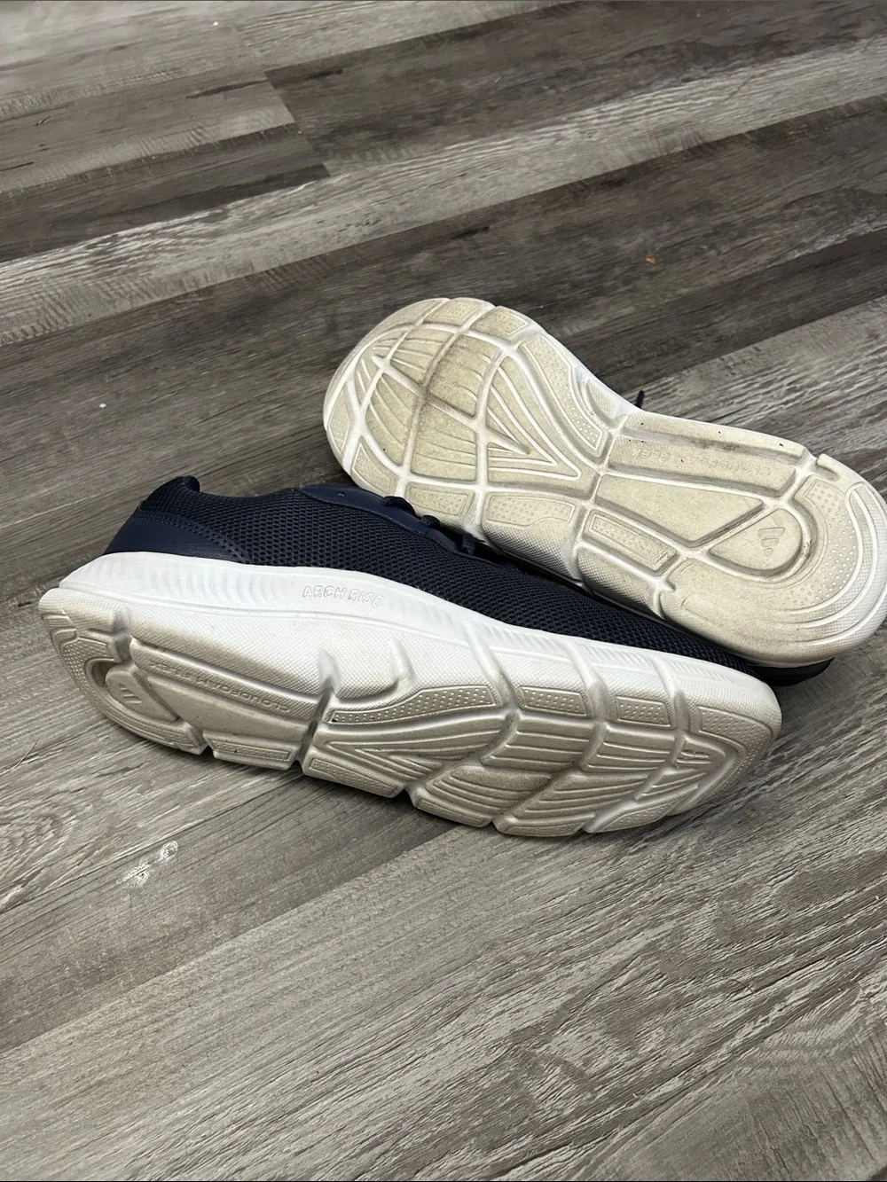 adidas Men's Navy and Black Athletic Running Shoes